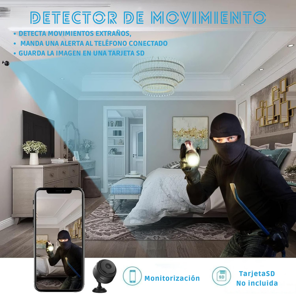 Mini Cámara Espia 1080p HD SPYVISION A9