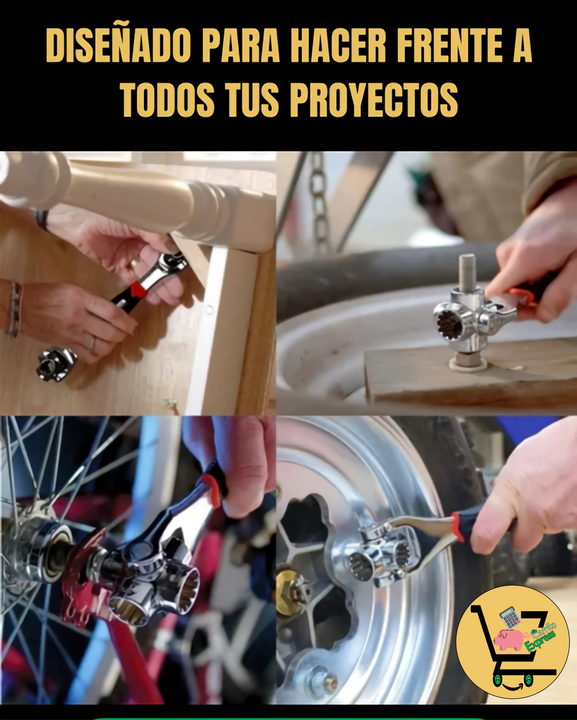 POWER-MAX PRO™ 48-en-1 Llave Inglesa Universal